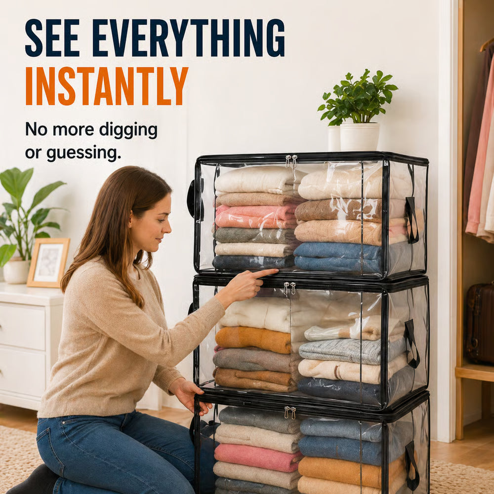 MegaPackPro – Large Heavy Duty Clear Storage Bag