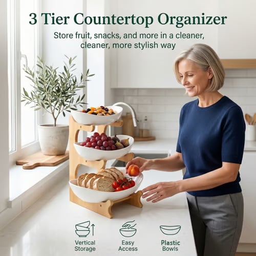 OrganiMax – 3 Tier Kitchen Counter Organizer