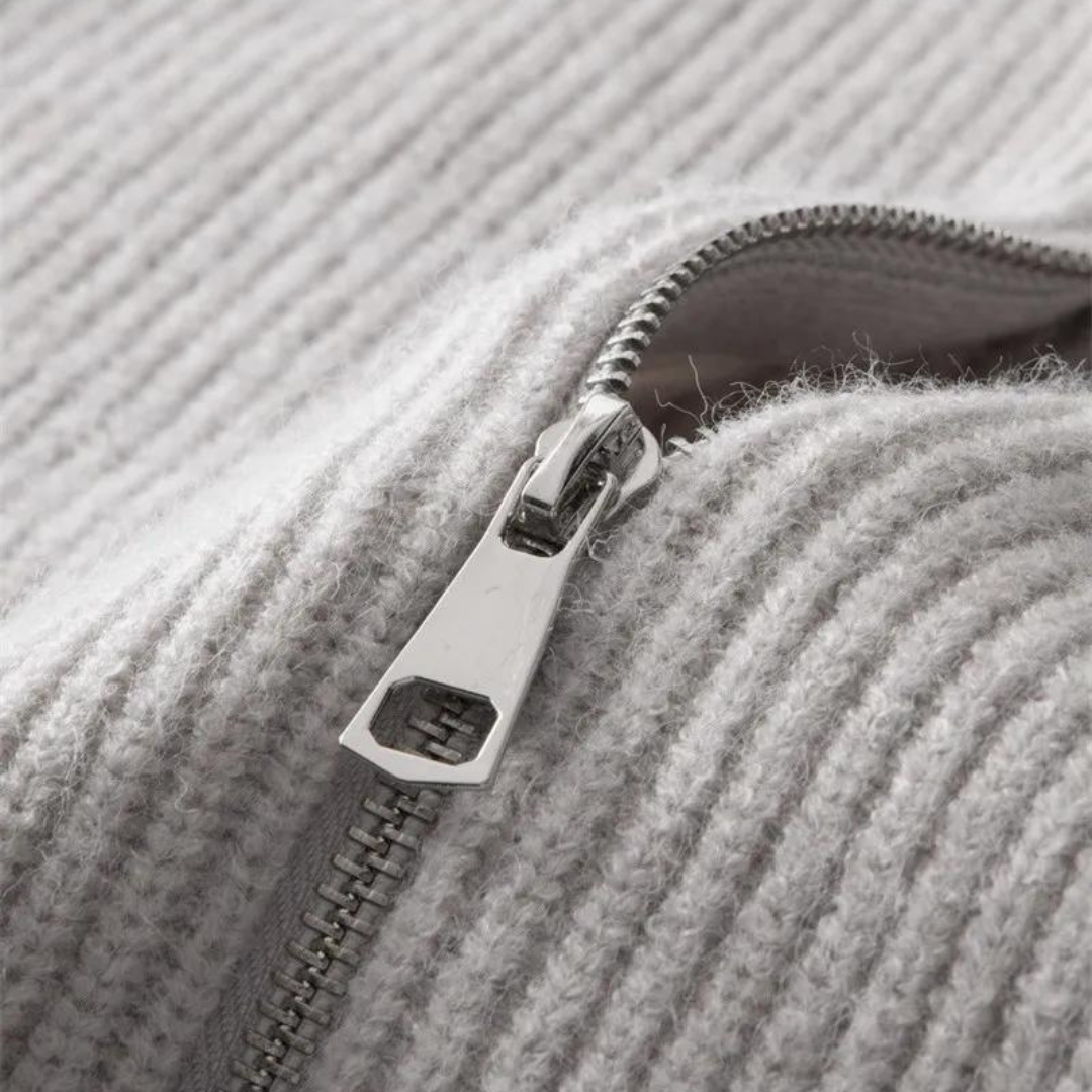 Colton Cashmere Zip Sweater | Lupi
