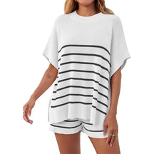 BellaVive – Chic Striped Loungewear Outfit Set