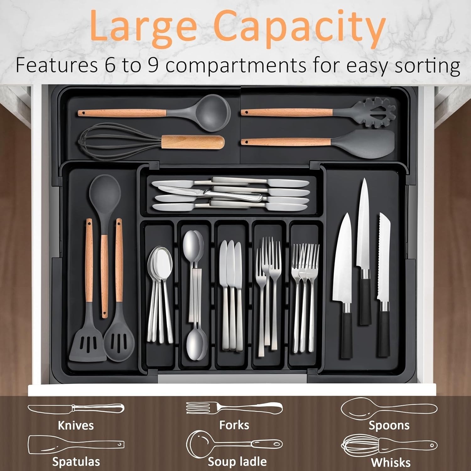 DrawerMax – Adjustable Storage Tray