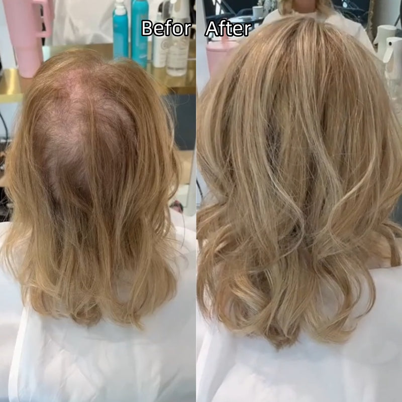 VolumeGrace – Seamless Wavy Hair Topper Extension