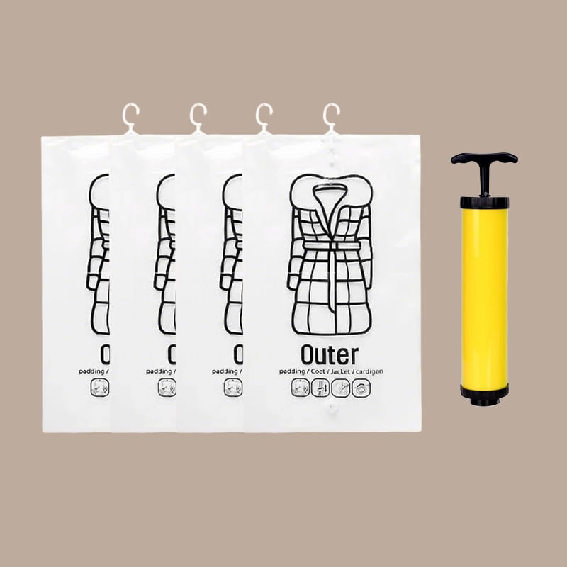 VacuHang – Space-Saving Hanging Vacuum Storage Bags