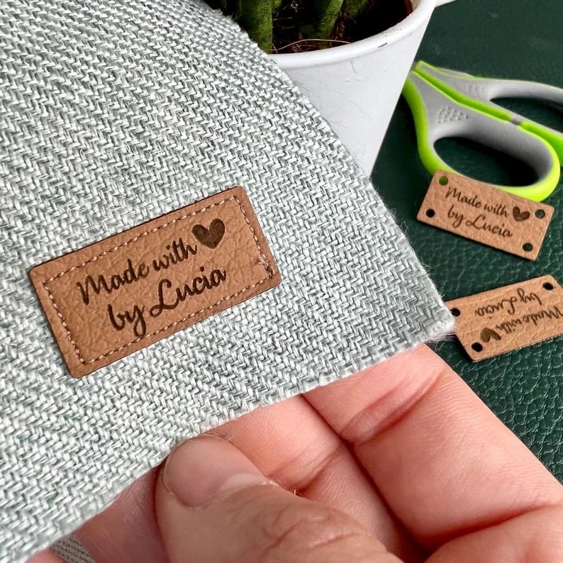 AuraStitch – Premium Faux Leather Labels & Tags