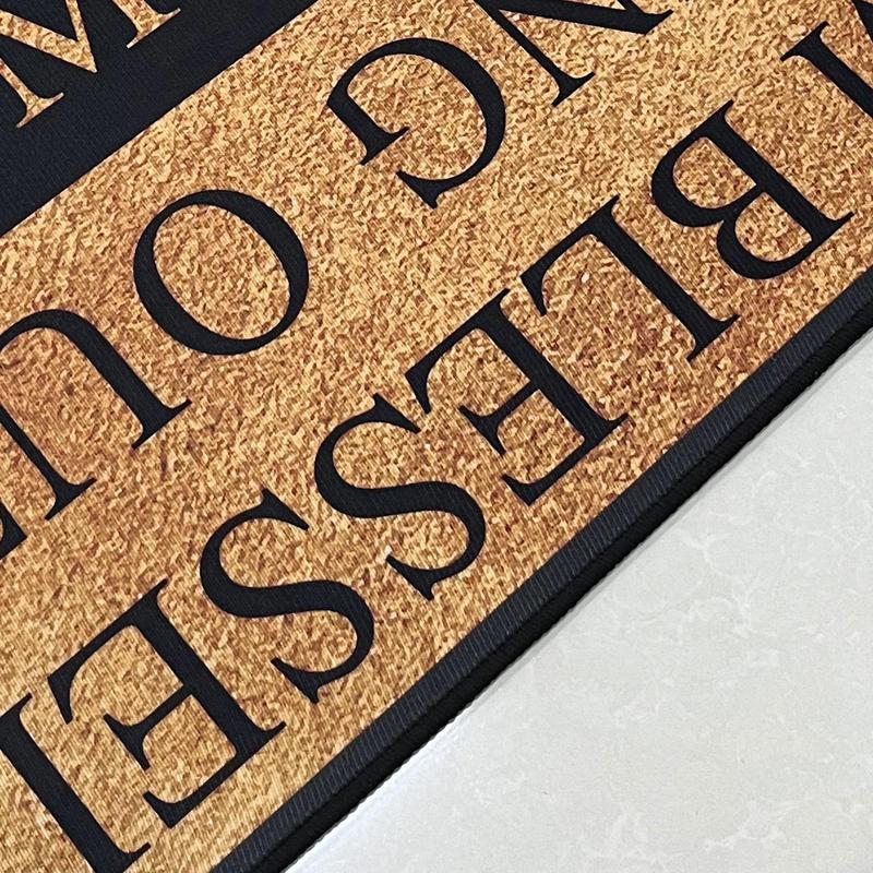 TexturaStep – Stylish Letter Pattern Door Mat