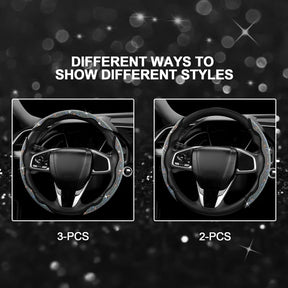 LuxiDrive – Crystal Studded Steering Wheel Cover