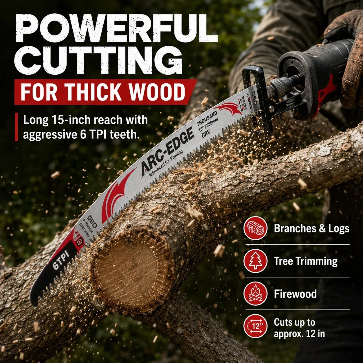 TimberEdge – Curved Pruning Saw Blades
