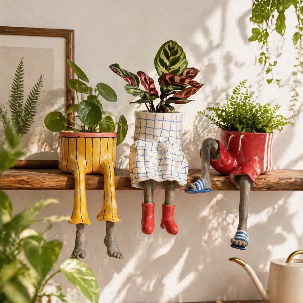 SproutBuddy - Decorative Hanging-Leg Planter