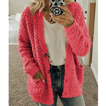 VeloraCozy – Plus Size Velvet Short Cardigan Jacket