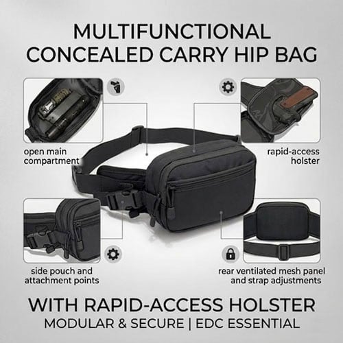 TrailSecure – Quick Access Everyday Carry Hip Pack
