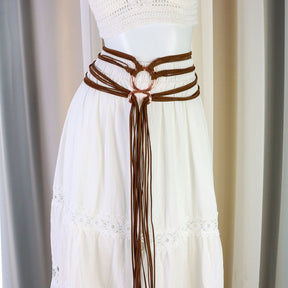 NordicForge – Viking Braided Leather Belt Set