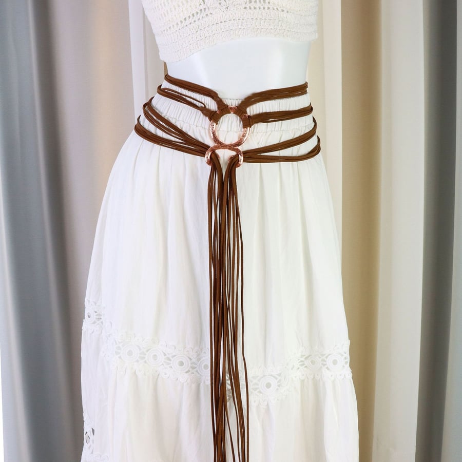 NordicForge – Viking Braided Leather Belt Set