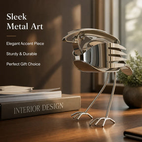 RobinForge – Handcrafted Scrap Metal Robin Sculpture
