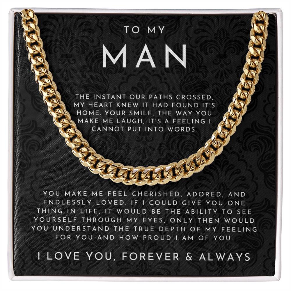 ForeverHim – Meaningful “To My Man” Necklace