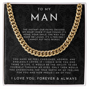 ForeverHim – Meaningful “To My Man” Necklace