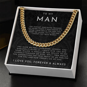 ForeverHim – Meaningful “To My Man” Necklace