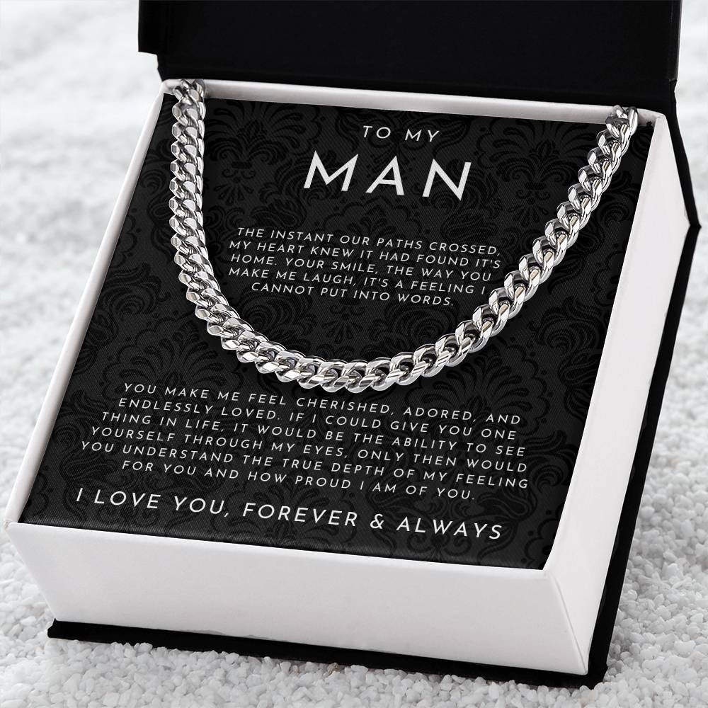 ForeverHim – Meaningful “To My Man” Necklace