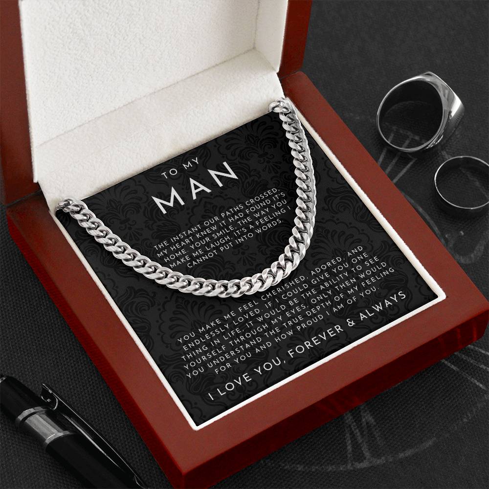 ForeverHim – Meaningful “To My Man” Necklace