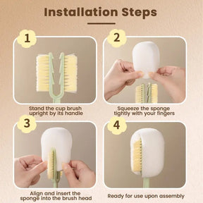 BrushPro | Versatile 5-in-1 Bottle Cleaning Brush