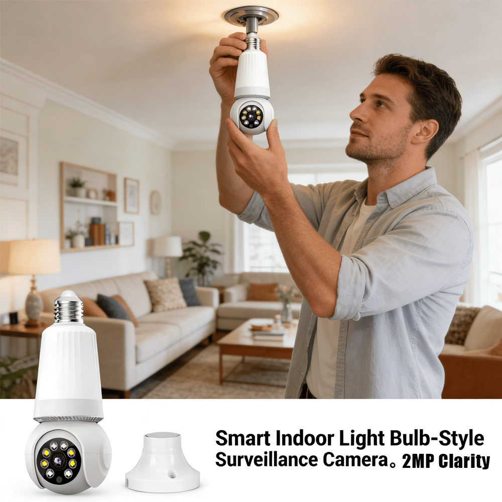 BrightShield Cam – Smart Bulb Security System