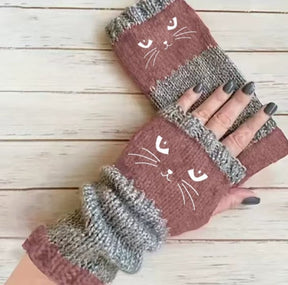 WarmHands – Stylish Knitted Fingerless Gloves