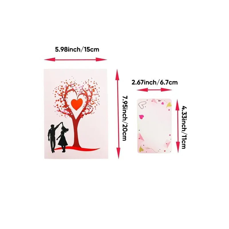 HeartTree – Romantic Surprise Pop-Up Card