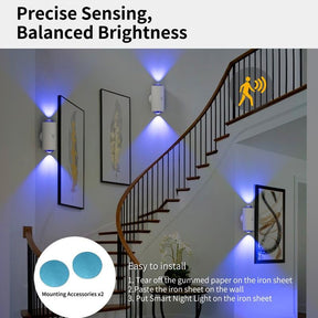AquaGlow – SuRechargeable Smart LED Motion Sensor Ambient Light