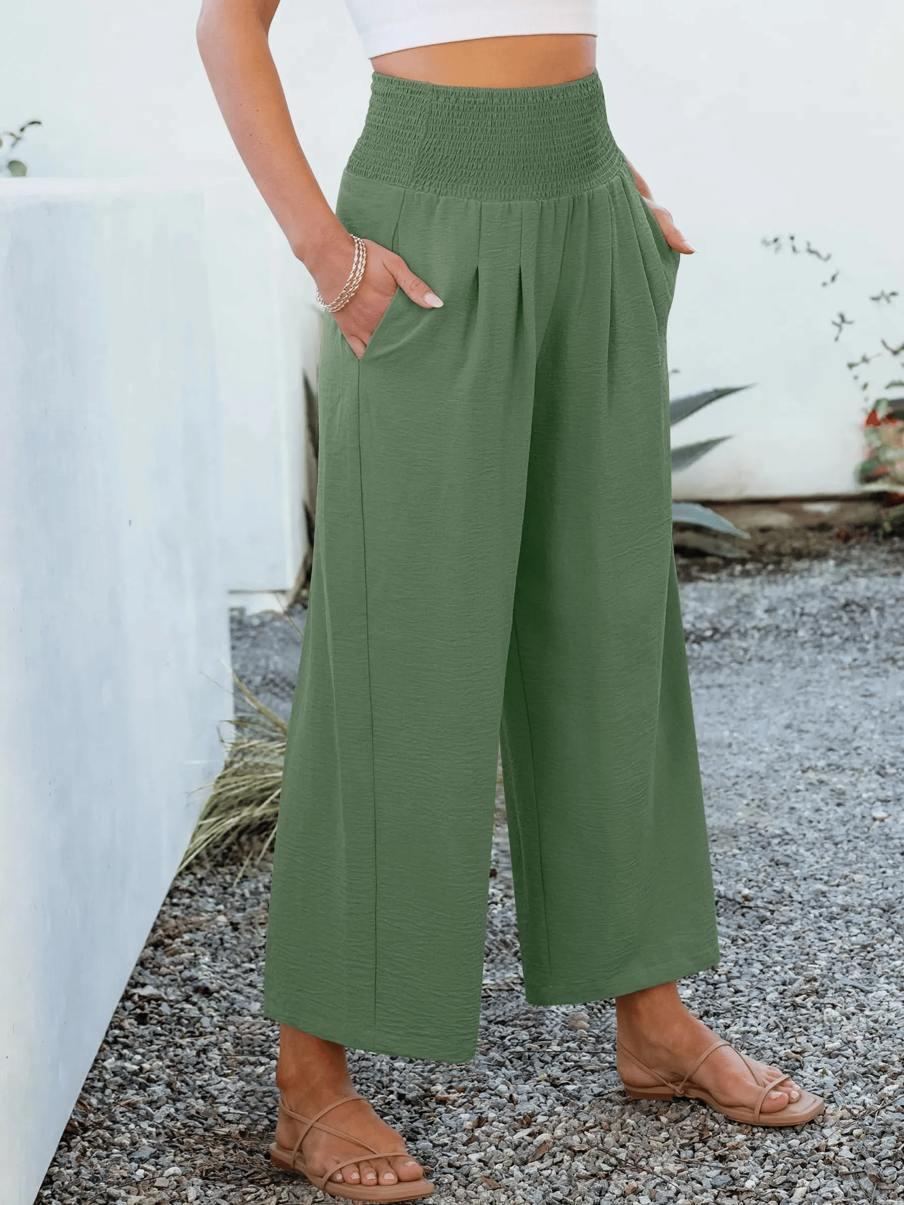 FreeFlow – Lightweight Wide Leg Trousers