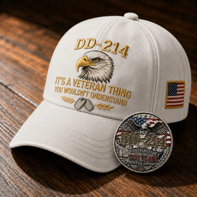 HonorWear – 3D Embroidered Veteran Cap