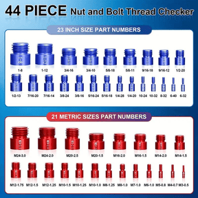 ScrewSense – 44Pcs Alloy Thread Inspector Set