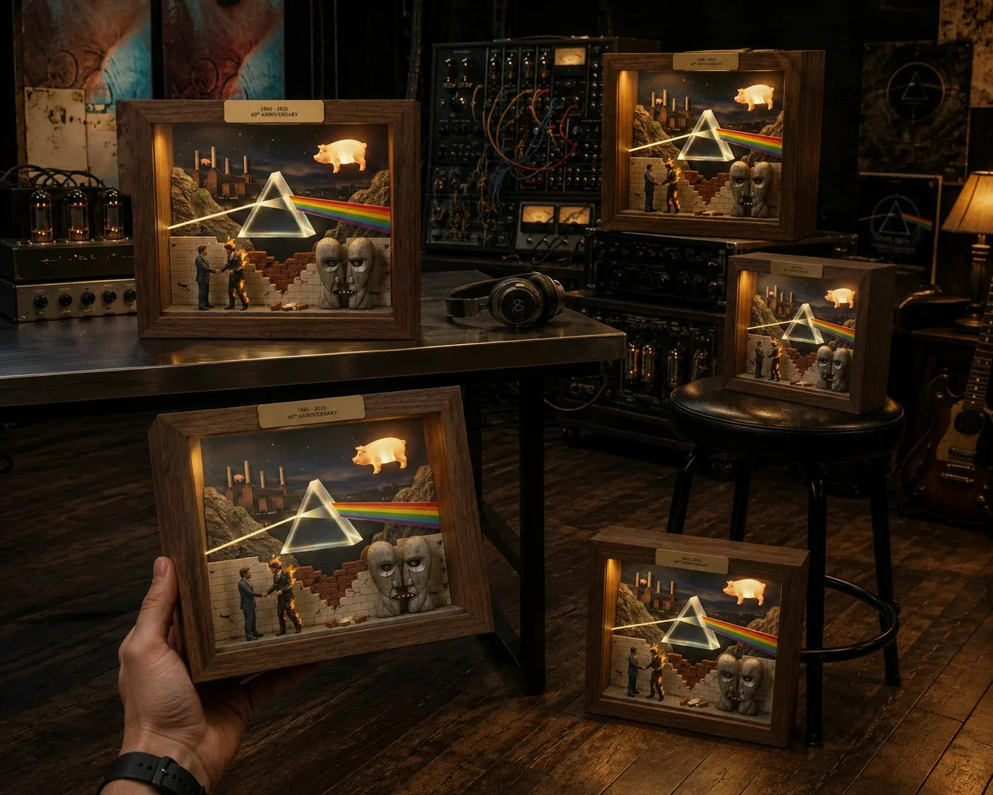 MemoraGlow – 60th Anniversary Diorama Lightbox Frame