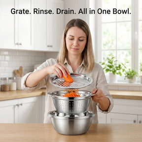 EcoChef - Durable Stainless Steel Multi-Purpose Bowl