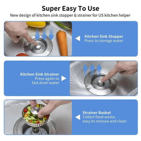 ClogFree - Sink Strainer & Stopper