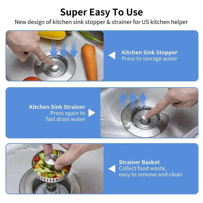 ClogFree - Sink Strainer & Stopper