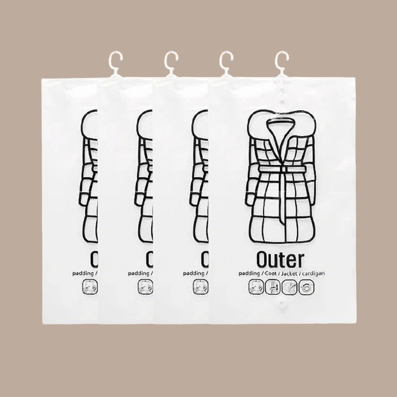 VacuHang – Space-Saving Hanging Vacuum Storage Bags