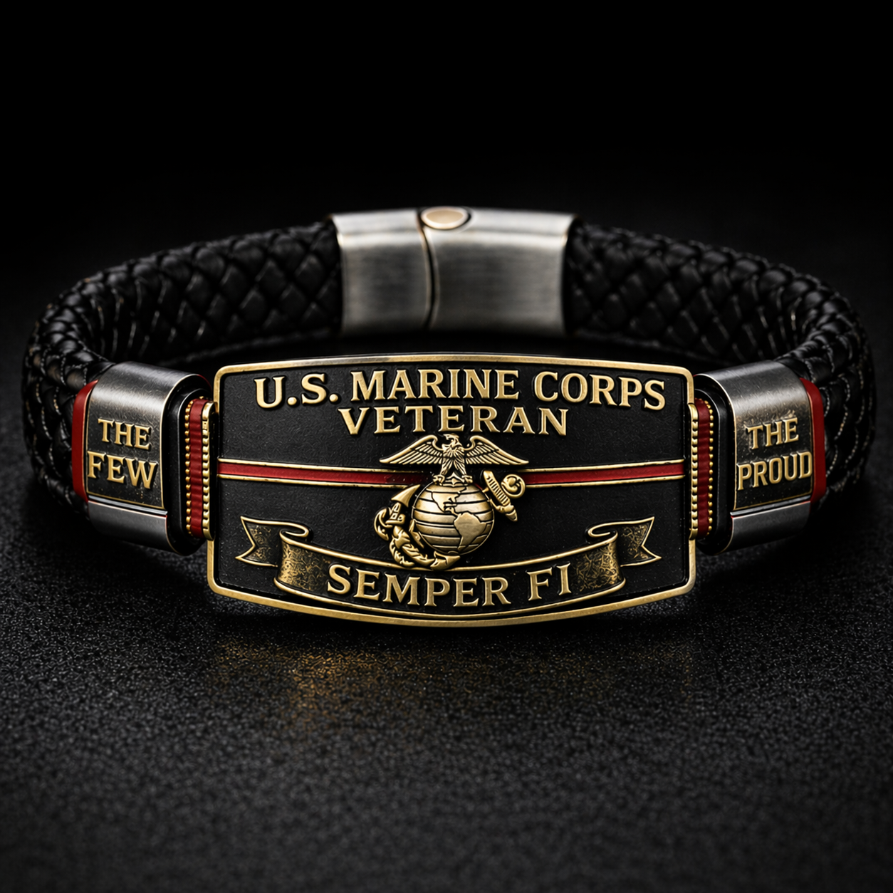 SemperValor – U.S. Marine Corps Tribute Bracelet