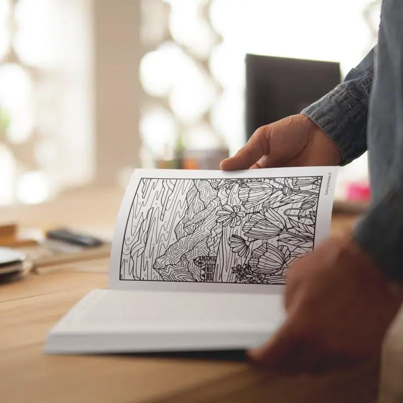QuietCanvas – Therapeutic Coloring Book for Adults