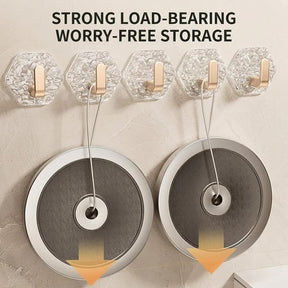 HexaGrip – Heavy Duty Hexagonal Ripple Hooks (10 Pack)