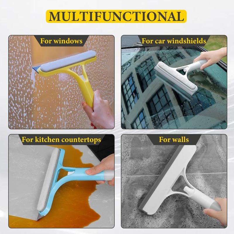 SprayShine | 3-in-1 Window Cleaning Tool with Scraper & Squeegee