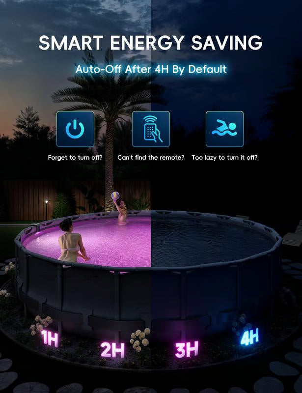PoolShine – Solar Powered Poolside Ambient Light