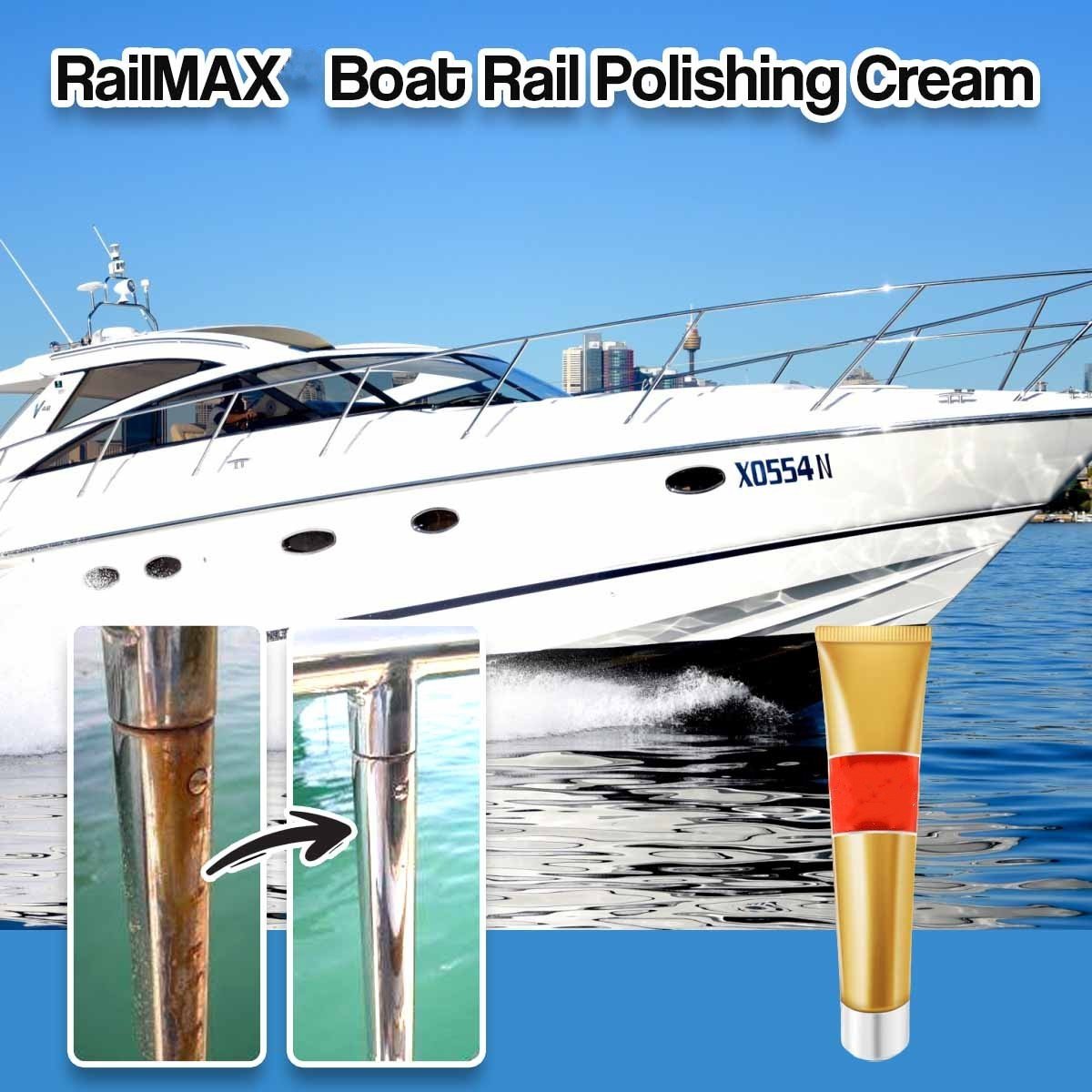 AquaGloss – Boat Shine Rail Polishing Cream