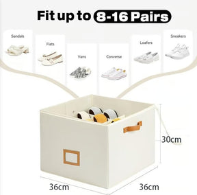 SoftStore – Collapsible Fabric Shoe Organizer Box