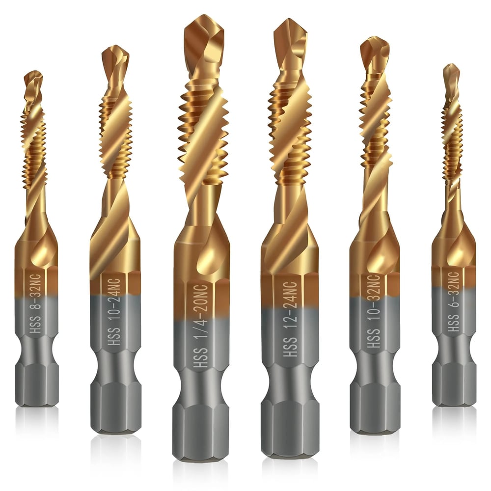 SpiralPro – 3-In-1 Spiral Tap Hex Shank Drill Bit Set