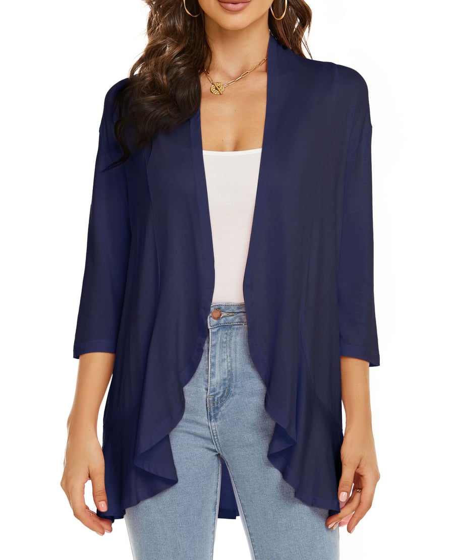 SoftDrape – Lightweight Open Front Cardigan