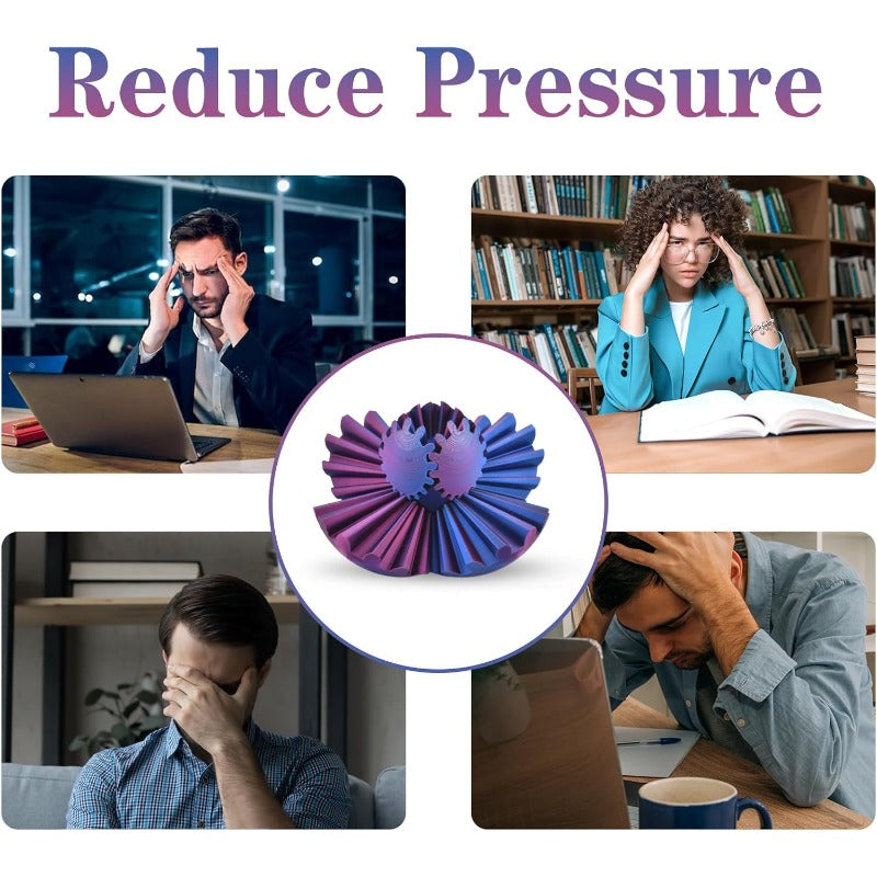 KinetiSphere - Desk Fidget & Decorative Gear Ball