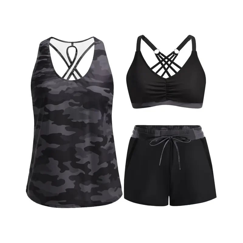 AquaGrace – Comfortable Modest Beach Swim Set