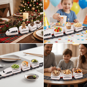 FunRail – Rotating Food Train Serving Set