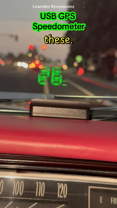 AuraDrive – Head-Up Display Car GPS Digital Speedometer