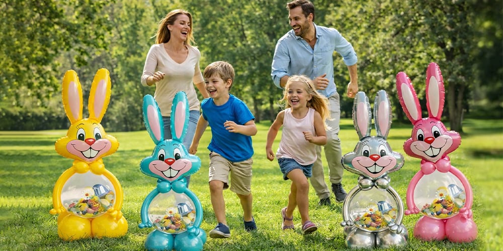 HappyHop – Easter Bunny Balloon Party Pack