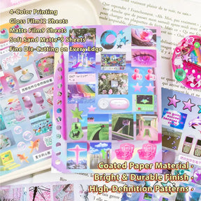 AuraDream – Surreal Aesthetic Sticker Art Book